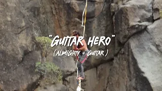 GUITAR HERO  highline freestyle trick by SAKALOMO