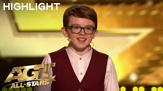 13-Year-Old Magician Aidan McCann SHOCKS The Judges With Amazing Magic! | AGT: All-Stars 2023