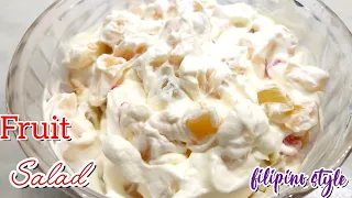 Whipped Creamy Fruit Salad Filipino Style | Extra Ordinary Taste