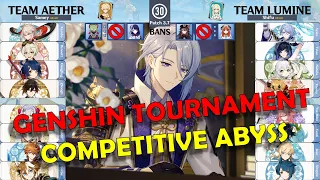 PVP SPIRAL ABYSS 3.7 : DOLPHIN VS WHALE IN THE HARDEST ABYSS EVER | Genshin Championship NA [ENGC]