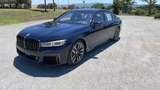 The Last of the V12 BMWs: 2022 M760i in Individual Black Blue | 4K