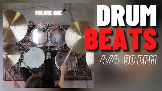 4/4 Drums Only Backing Tracks (90 bpm)