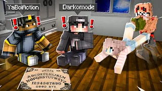 She Dared Us To Play With a OUIJA BOARD... IT REALLY WORKED! (Minecraft 13th Street)
