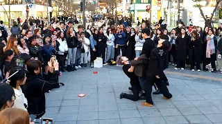 [STREET ARTIST] ONE OF. WITH CHANWOOK. INTERACTIVE SINCHON BUSKING. 240316.