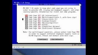 MS-DOS 7.1 + Windows 3.11 installation - sped up 4 times