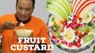 Fruit custard recipe my childhood favourite fruit custard summer special recipe MIlKMAID