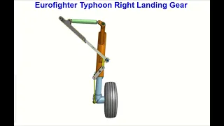 EUROFIGHTER TYPHOON RIGHT LANDING GEAR 6-13-23