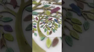Epoxy Resin life tree 🌴 wall frame 🖼️ Last Part #shortvideo