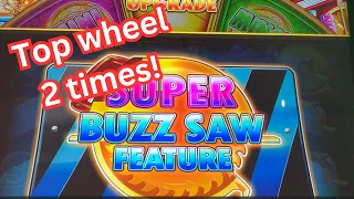 TOP WHEEL is the promise land! Huff n' EVEN more Puff slot machine at Durango casino, Las Vegas!