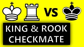 How to checkmate with a Rook and King - King and Rook Endgame checkmate