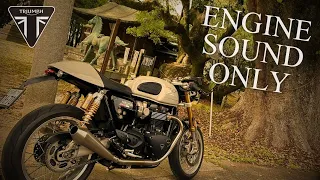 【EXHAUST】Thruxton  / Triumph /スラクストン / カフェレーサー /トライアンフ /ボンネビル/ Bonneville/caferacer/British custom