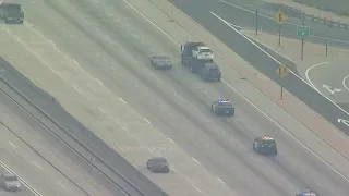 RAW: A driver led authorities on a chase along the eastbound 10 Freeway | ABC7