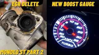 Boost Gauge Install & EGR Delete! Ford Mondeo ST | Part 2