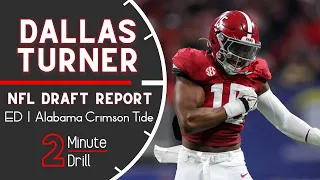 Alabama's Produced Another STUD Pass Rusher | Dallas Turner 2024 NFL Draft Report & Scouting Profile
