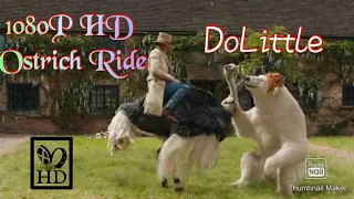 Dr. DoLittle Rides on ostrich funny scene in HINDI