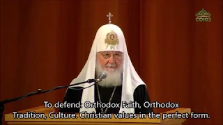 Orthodox Patriarch of Moscow - Why they plot against the Russian Orthodox Church