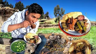 PREPARANDO LA PACHAMANCA DE LA SIERRA | A LA TIERRA