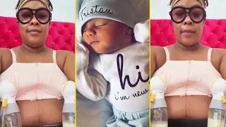 Da Brat Shared Touching Video While She Was Pumping Milk For Her Baby True, Loving Moments!🍼👶🏼