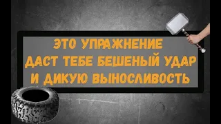 Простые, но очень эффективные упражнения. Тренировка с молотом и покрышкой.