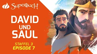 David und Saul | David auf der Flucht | Superbuch (Staffel 3, Folge 7)