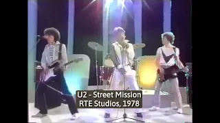 U2 - Street Mission (Live at RTE Studios, 1978)