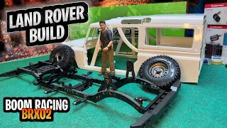 BRX02 Boom Racing Land Rover Defender D110 - 1/10 Scale Rc Car OffRoad Build