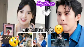 Shen Yue got a louis vuitton presents from someone special.