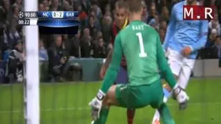 Neymar vs Man City 2014 Individual Highlights Home HD