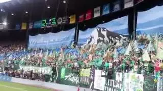 Timbers TIFO vs. Seattle 6/28/15