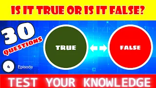 ULTIMATE  True or False Quiz Challenge! 🤔 🔍 Is fact or is fiction? Test your knowledge NOW.