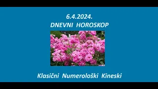 Jasminka Holclajtner-Royal Astro Studio- dnevni horoskop za 6.4.2024.