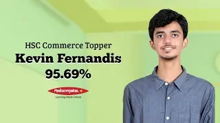 HSC Commerce Topper | Kevin Fernandis 95.69%