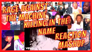 RAGE AGAINST THE MACHINE - KILLING IN THE NAME (OFFICIAL MUSIC VIDEO) - REACTION MASHUP - [AR]
