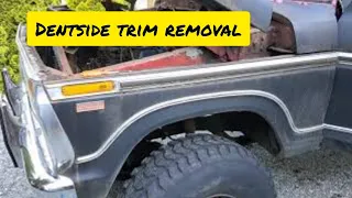 73-79 Ford Dentside: Fender Trim Removal