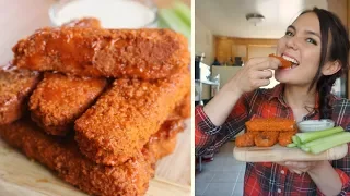 Easy Buffalo Tempeh "Wings"