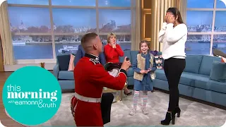 Surprise Grenadier Guard Proposal In The Studio! | This Morning