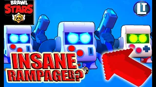 Brawl Stars Super City Rampage INSANE Level IV / How to Beat Insane Rampage / 8 Bit and Pam Faceoff