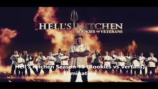Hell's Kitchen Season 18 (Rookie vs Veterans) Eliminations