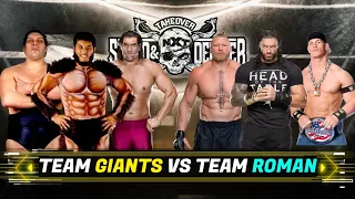 Team Giants Vs Roman Reigns John Cena & Brock Lesnar WWE 2K22