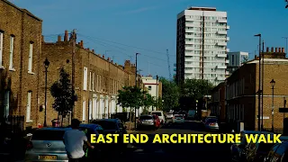 East End Architecture London Walking Tour | Stepney & Poplar (4K)