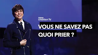 La prière qui fonctionne dans toutes les situations | Joseph Prince | New Creation TV Français