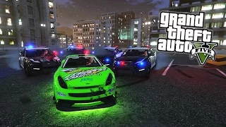 GTA 5 Online - BUSTED!!! GTA 5 Cops vs Robbers Custom Mini Game Mode Online! (GTA 5 Funny Moments)