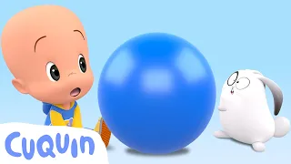 Cuquin's Blue Ball 🔵 | Learn the colors with Cuquin | Educational videos with Cleo and Cuquin