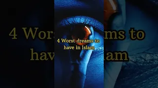 4 worst dreams to have in islam😥😥😢  #islam #shorts #viral #ytshorts #nightmare