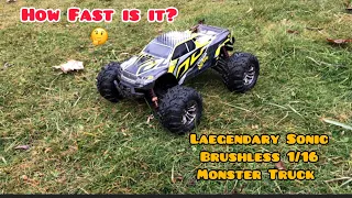 Laegendary Sonic Brushless RC Truck - How Fast is It?🤔