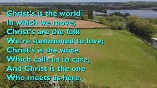 Christ’s is the World {A Touching Place} (Tune: Dream Angus - 4vv+refrain) [+congregational lyrics]