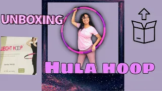 Unboxing Weighted hula hoop from eBay/with my boys