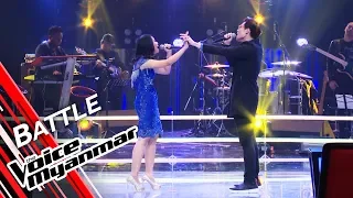 Thunn VS Sai Thein Kha Aung: Yin Kwin Nann Daw (Mie Mie Win Pe) | Battle - The Voice Myanmar 2019