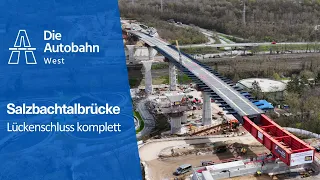 Salzbachtalbrücke: Deutliche Verkehrserleichterungen in Sichtweite [A66] | Autobahn GmbH