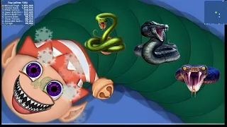Worm Hunt Snake Game io zone worms zone io (game play 1)